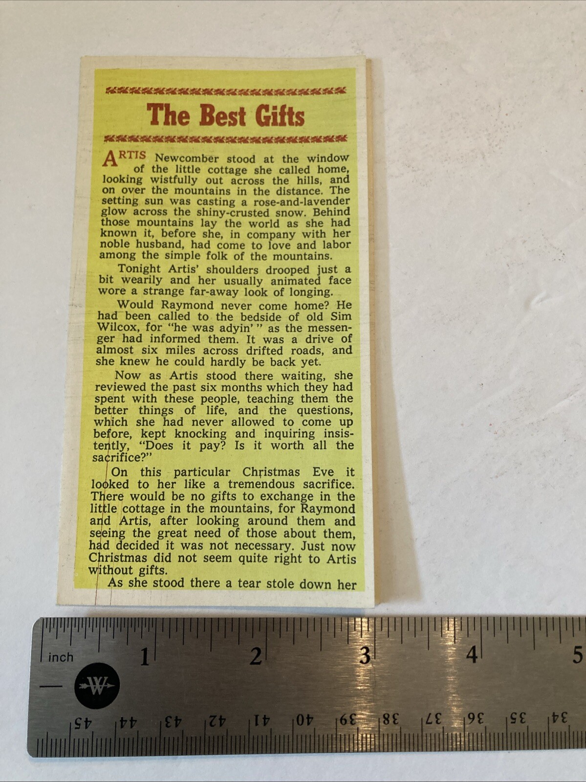 The Best Gifts Tract Pamphlet Booklet Christian Spiritual