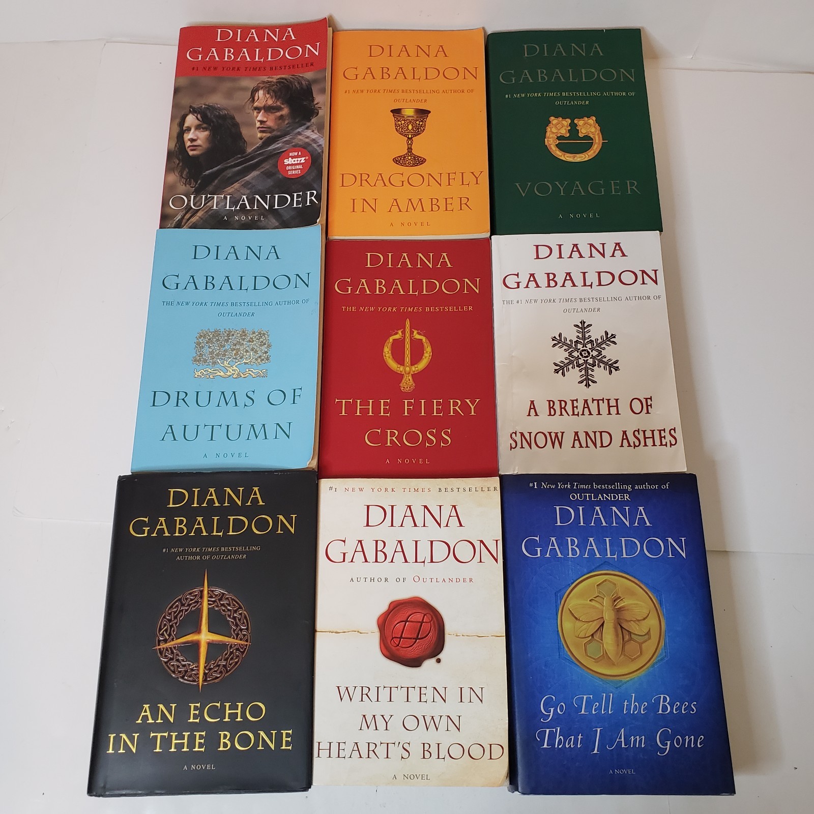 Outlander Complete Series #1-9 PB/HC Book Lot Diana Gabaldon Historical Romance