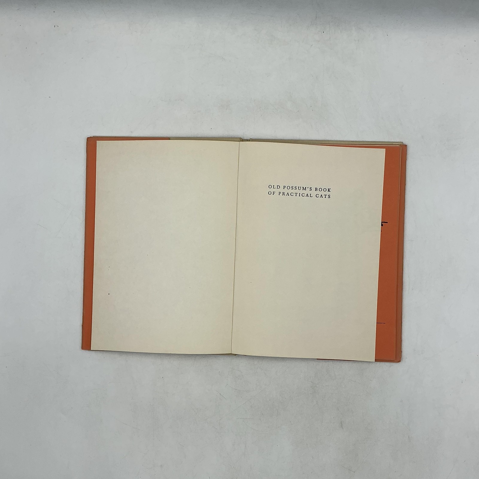 OLD POSSUM’S BOOK OF PRACTICAL CATS T.S. Eliot 1939 Hardcover Harcourt Brace
