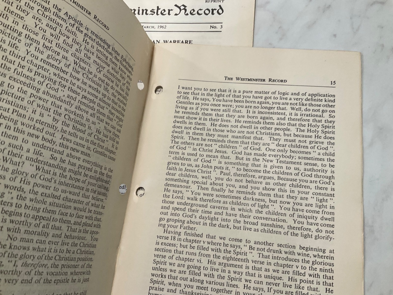 4 Westminster Record Ephesians Ch 6 Martyn Lloyd Jones 1962 The Enemy Described
