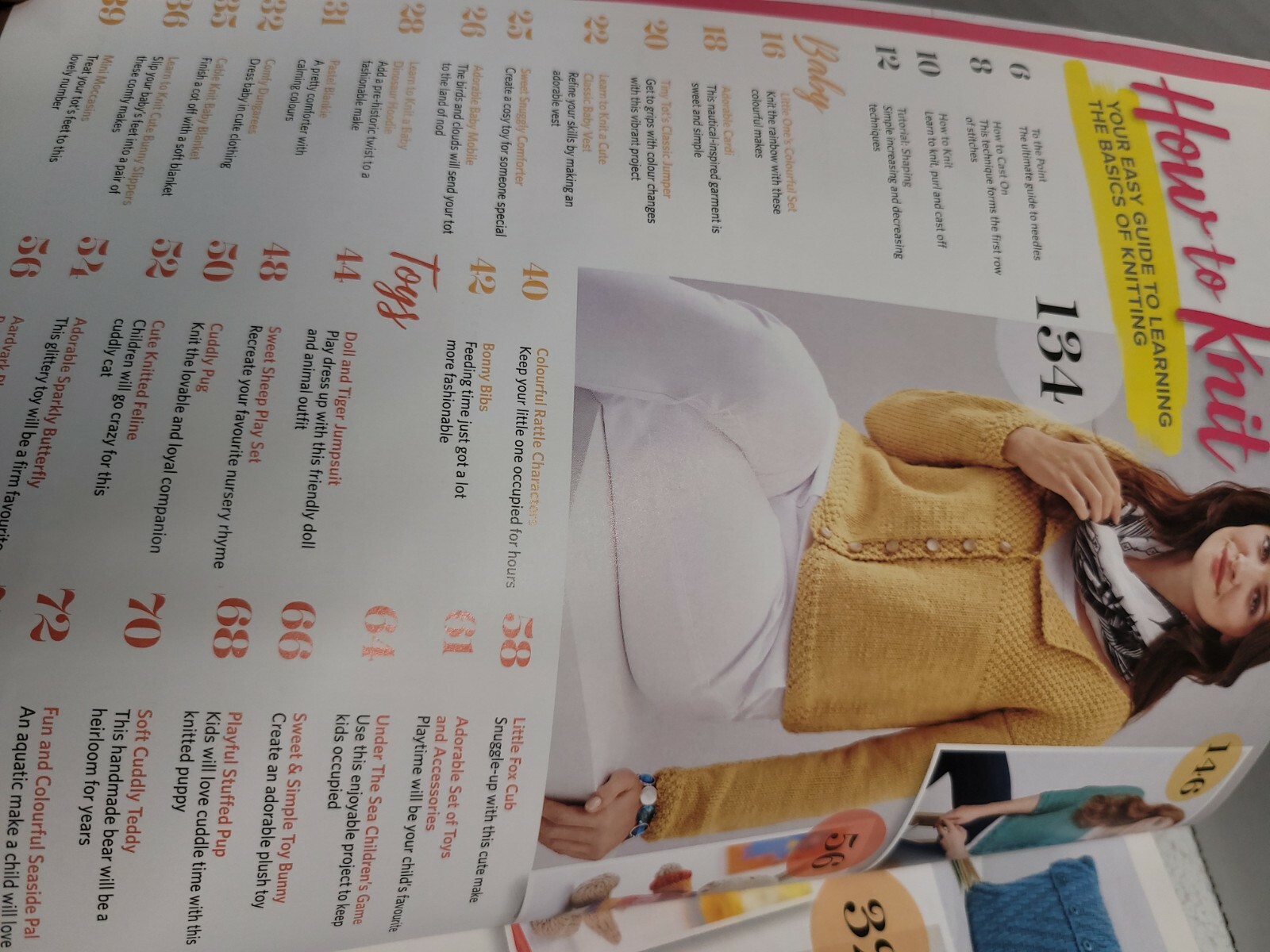 How To Knit Magazine Easy Guide Knitting Basics Casting On 45 Projects 162 Pages