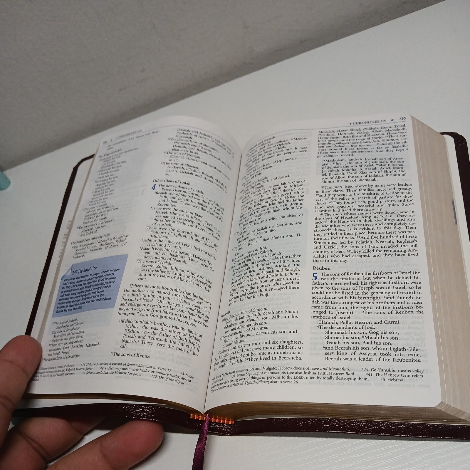 The Student Bible New International Version 1996 Edition Burgundy Bonded Leather