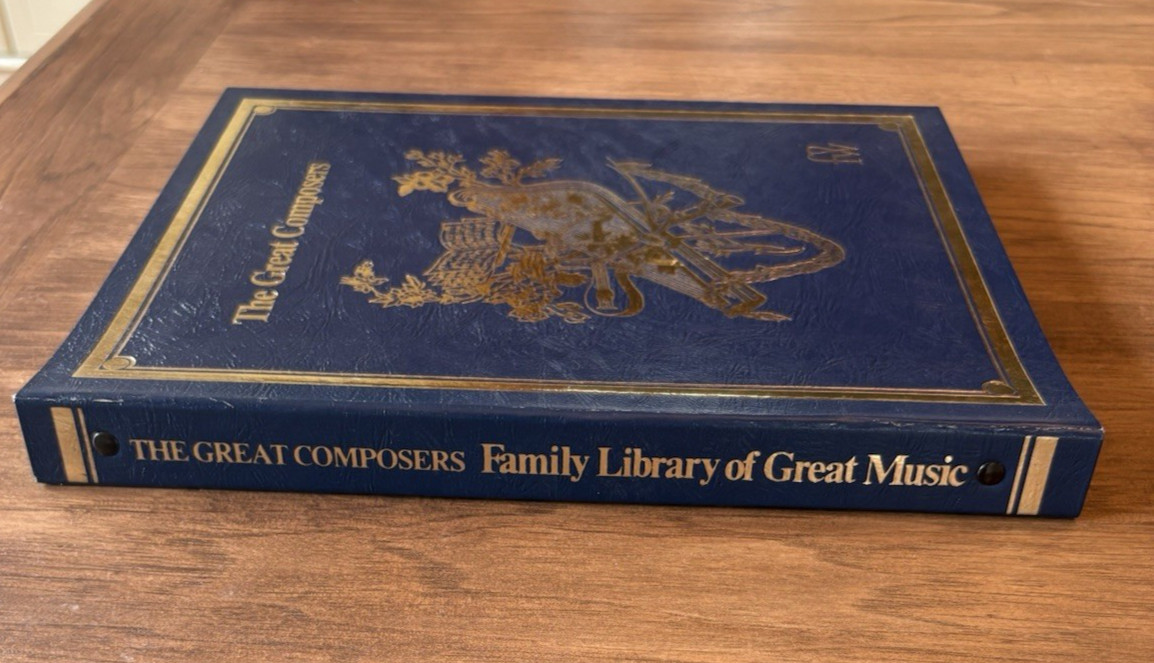 Funk & Wagnalls “The Great Composers” Family Library of Great Composers Binder