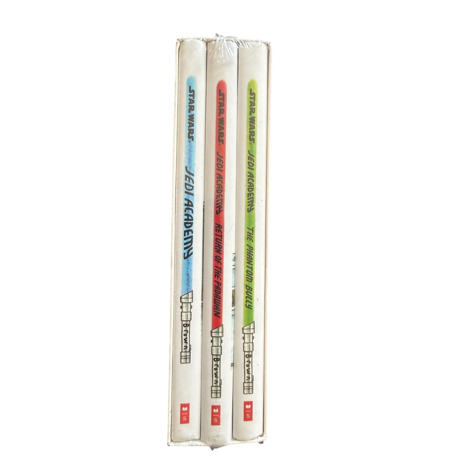 Star Wars Jedi Academy by Jeffrey Brown Trilogy Book Set Brand New