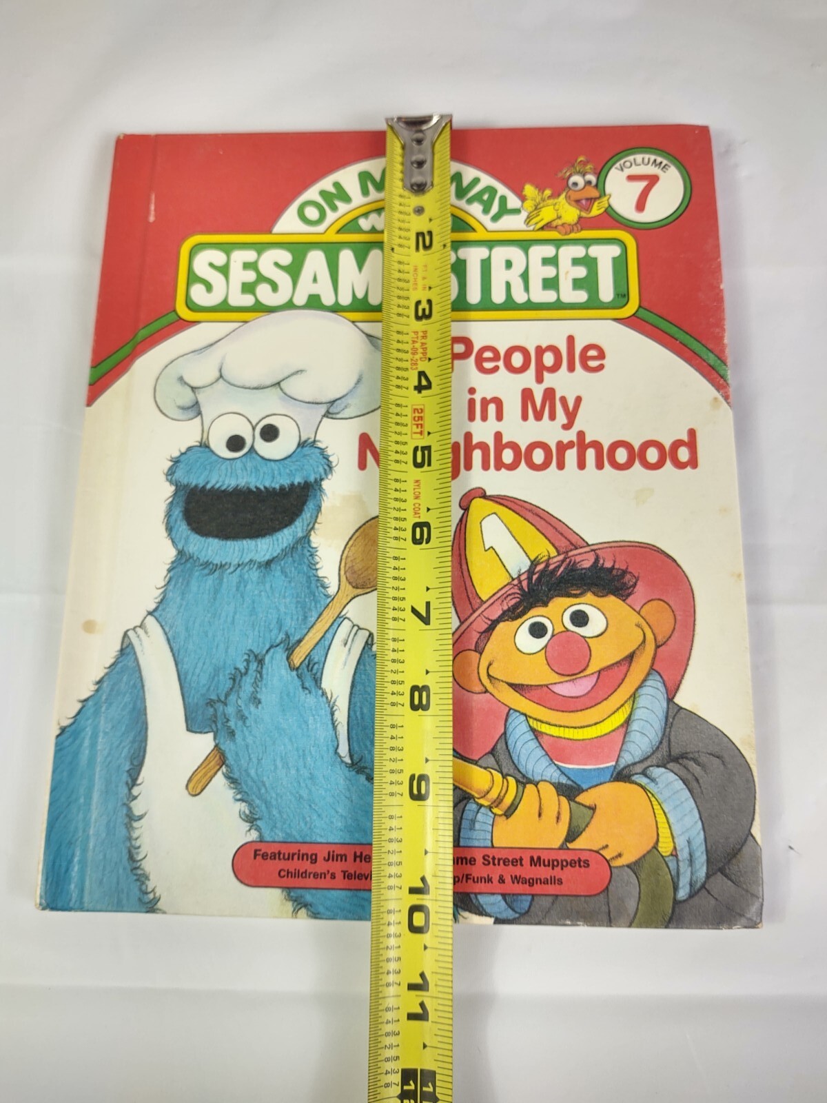 Vtg 89 On My Way With Sesame Street Volume 7 People In My Neighborhood Book CTW