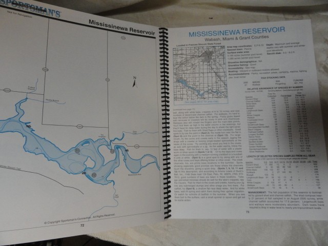 SPORTSMAN’S CONNECTION INDIANA FISHING MAP GUIDE VOLUME II PAPERBACK