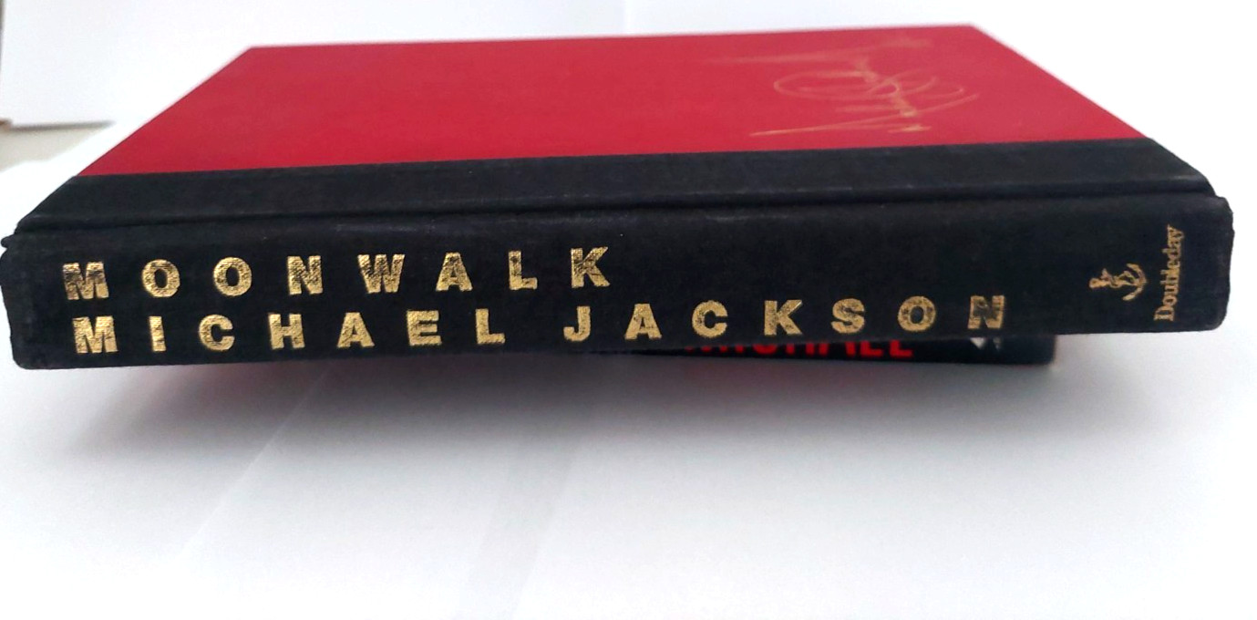 Moonwalk by Michael Jackson 1988 Hardcover NO Dust Jacket 1st Edition