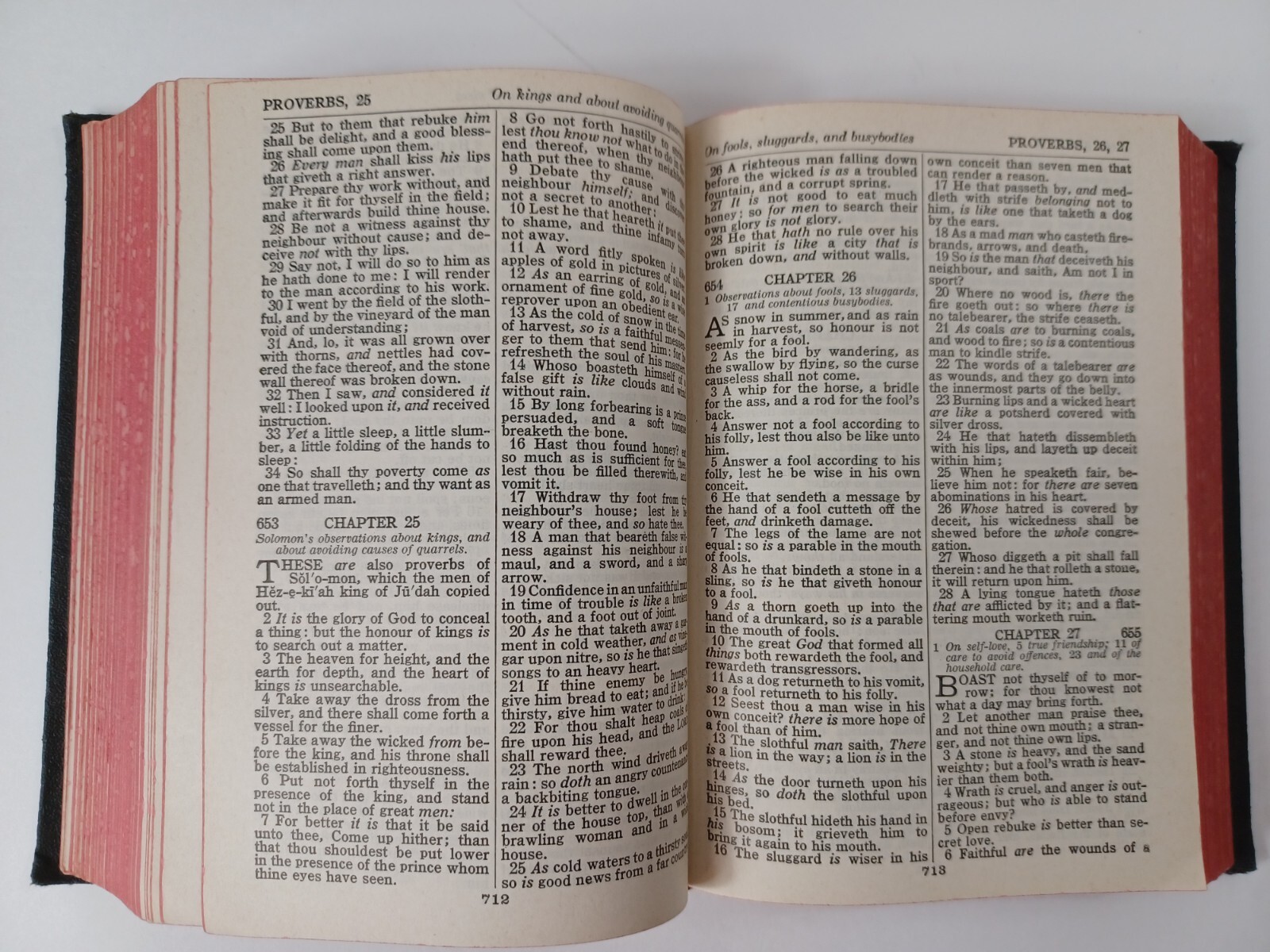 Holy Bible KJV Self Pronouncing Edition National Bible Press 1940s HB