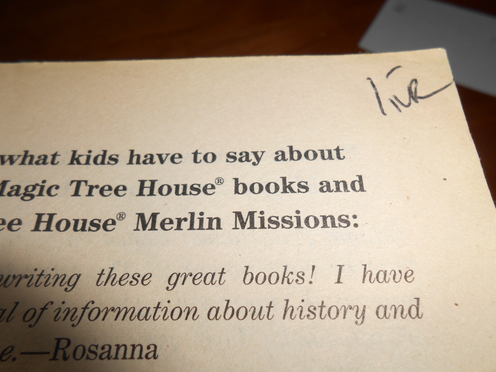 16 Mary Pope Osborne MAGIC TREE HOUSE Merlin Missions & Fact Tracker- TPB VGC