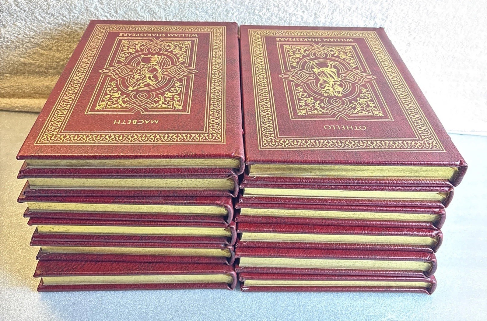 Easton Press William Shakespeare The Complete Works, 12 Leather Volumes