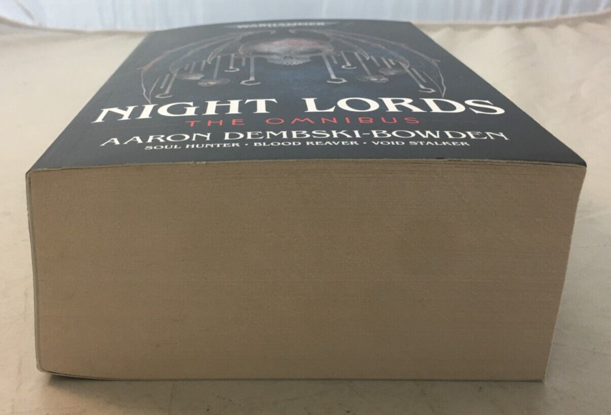 Night Lords: The Omnibus by Aaron Dembski-Bowden -Warhammer 40k -2021, Paperback