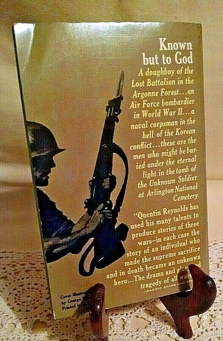 Known But To God by Quentin Reynolds Dell 4594 1st May 1963 Unknown Soldier PB