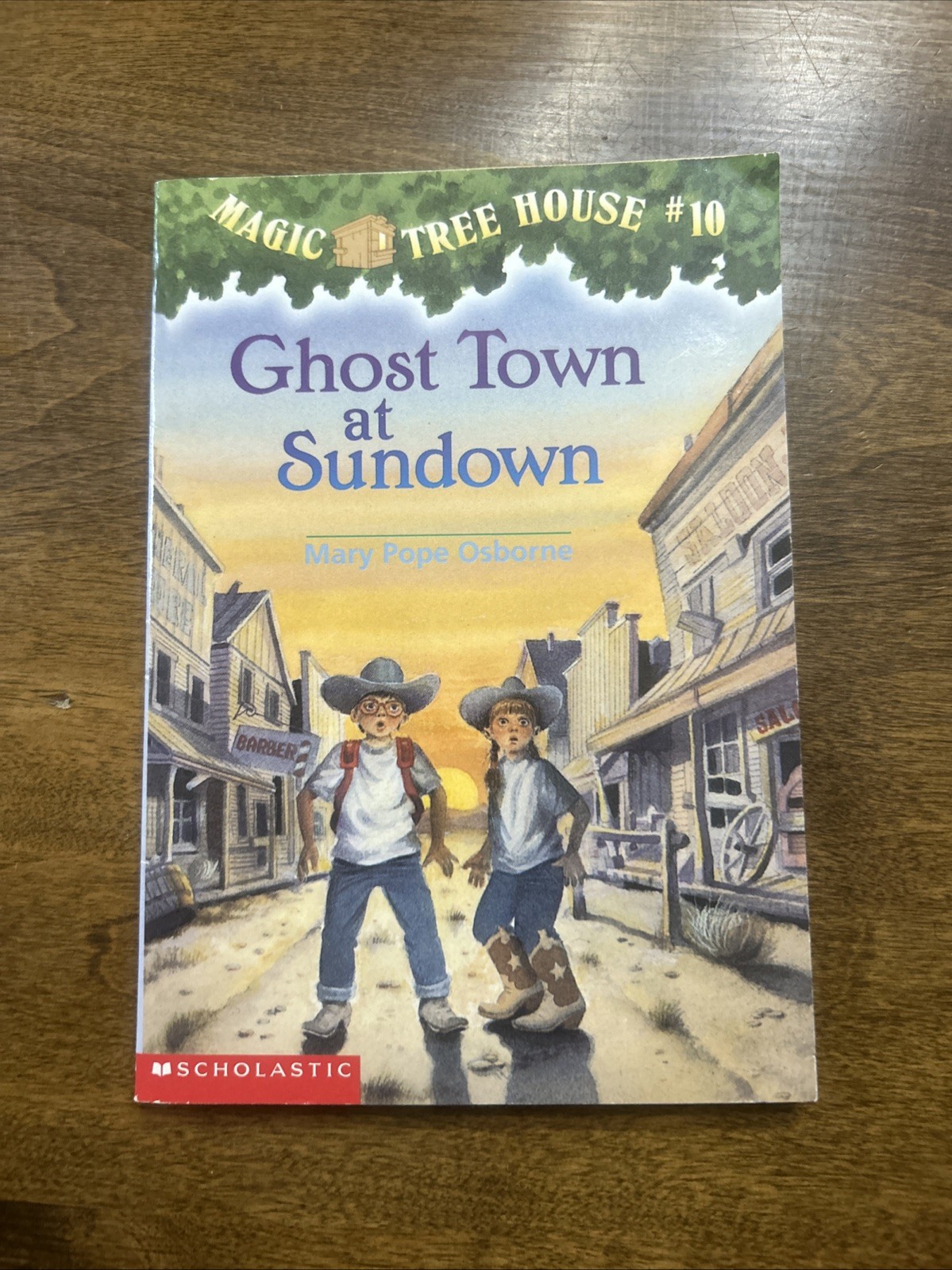 Ghost Town at Sundown by Mary Pope Osborne (1997, Trade Paperback)