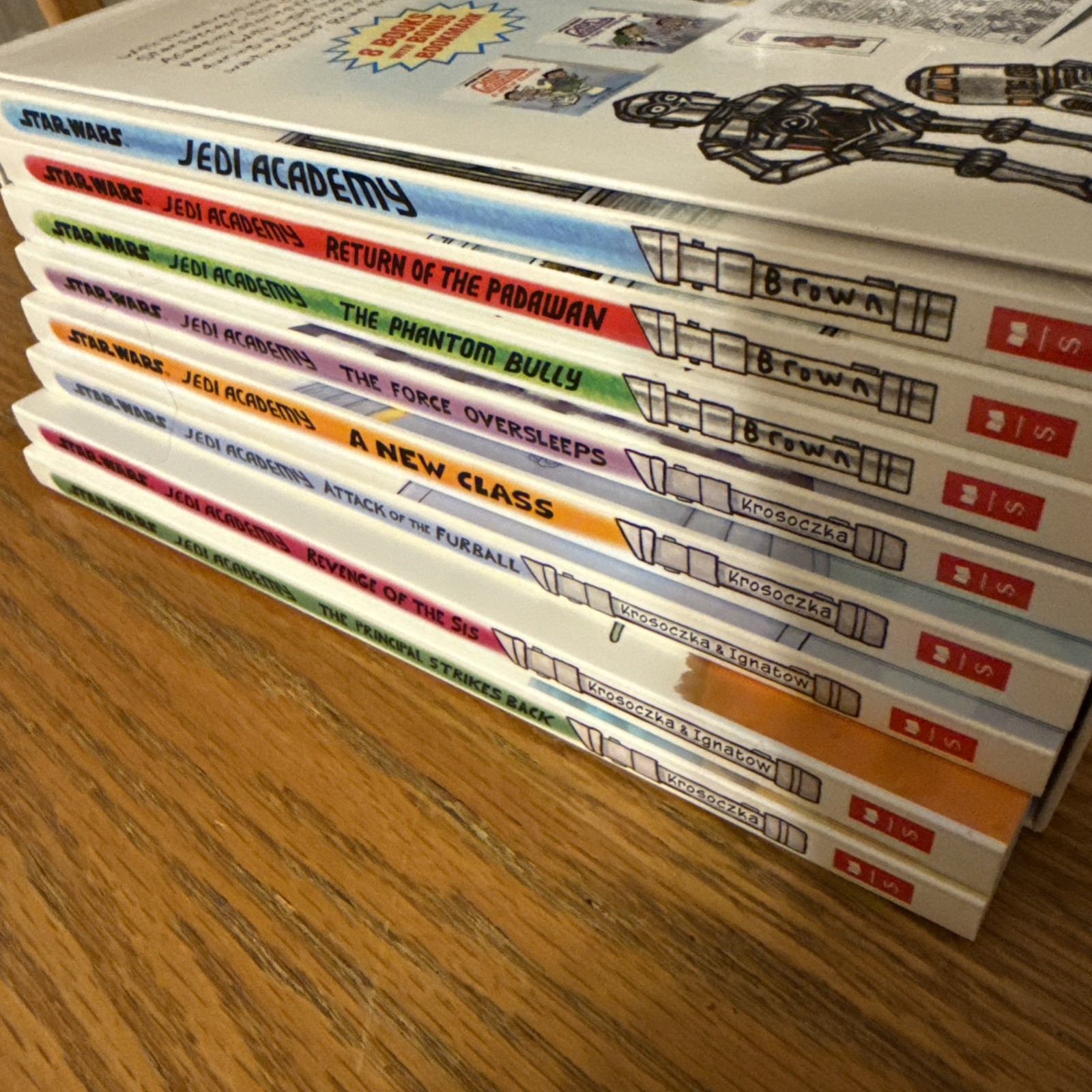 Star Wars Jedi Academy Hyperspace 8 Book Set, box and Lot 8 Books Scholastic