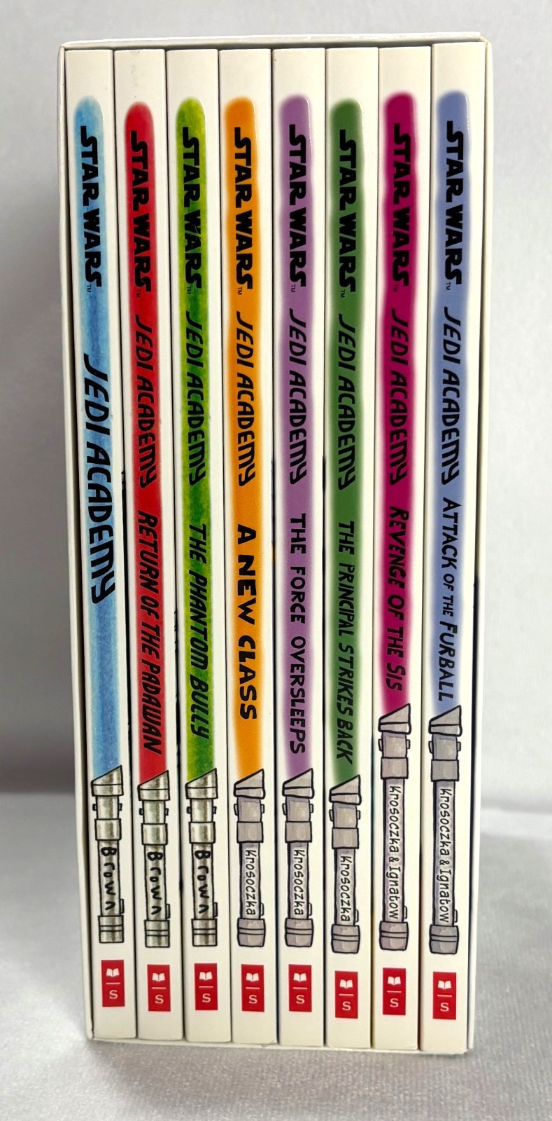 Star Wars Jedi Academy Hyperspace Collection 8 Book Set Excellent Condition