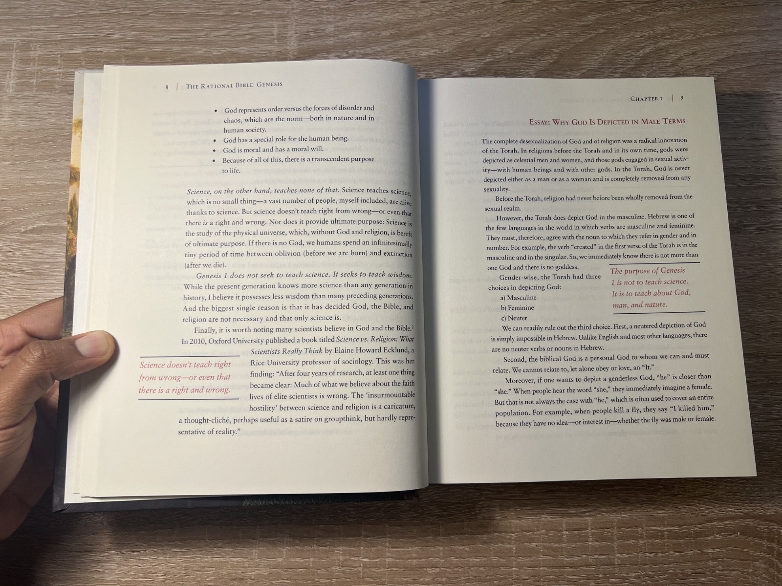 The Rational Bible Genesis God Creation Destruction Dennis Prager Hardcover Book