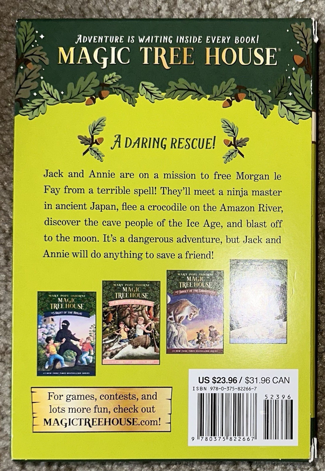 Magic Tree House Books 5-8 Boxed Set by Mary Pope Osborne (2002, Box or…