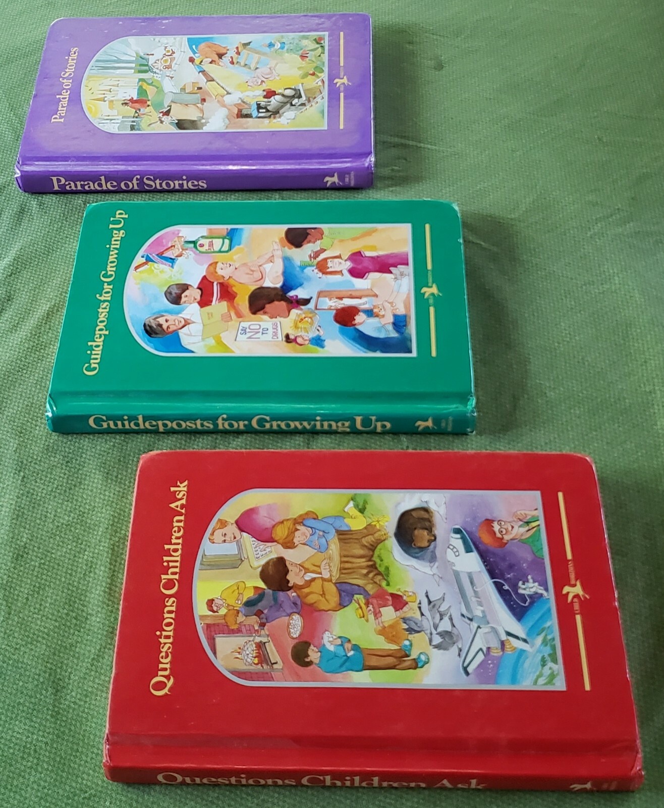 Child Horizons Set of 7 Hard Cover Children Books Home School Learning