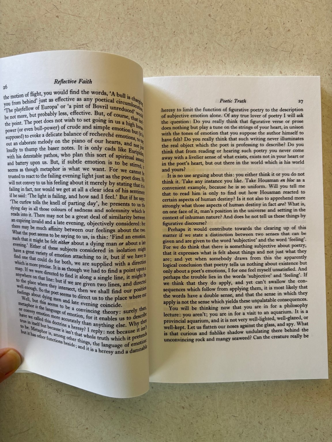 Reflective Faith Austin Farrer 2012 Philosophical Theology Wipf & Stock