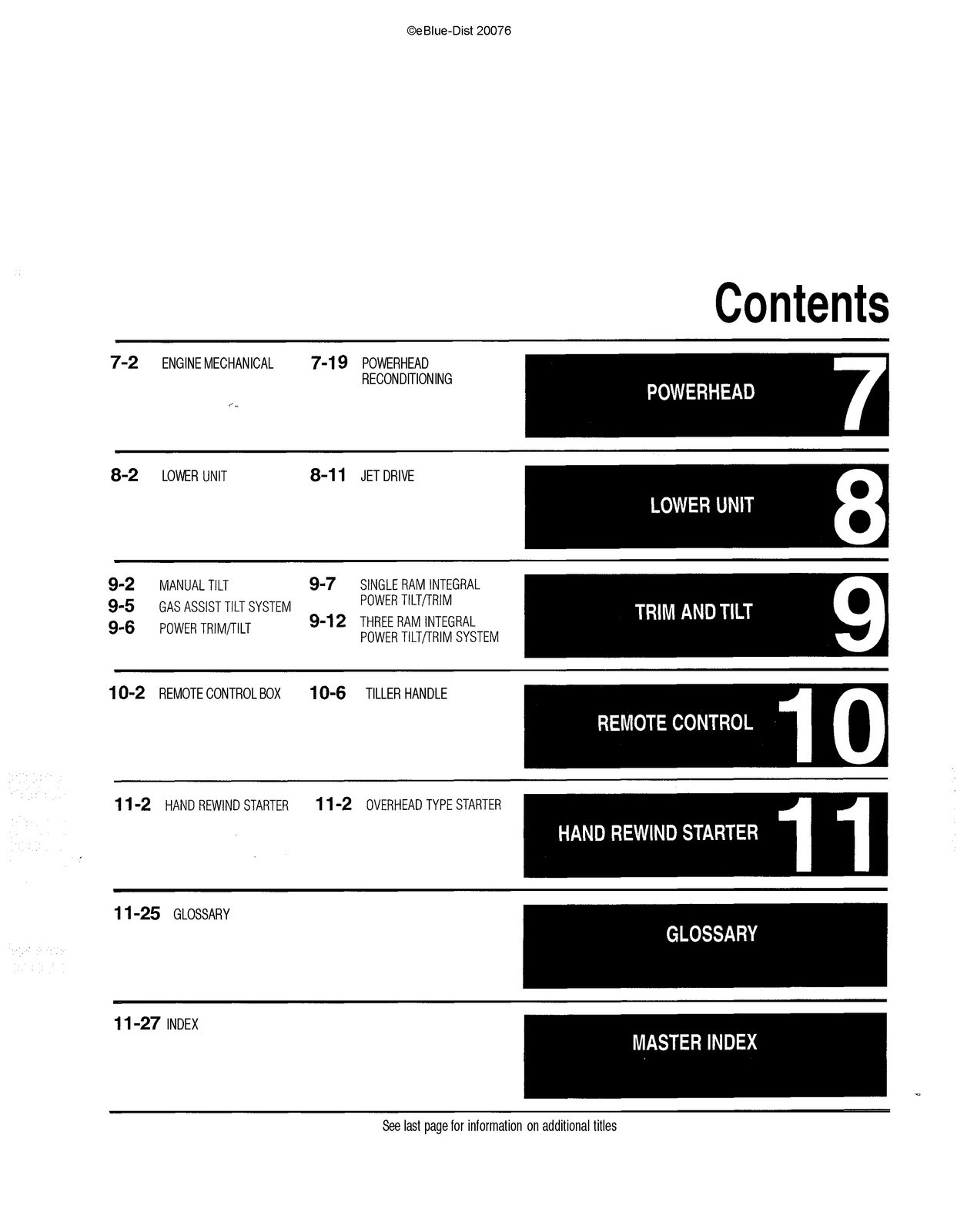 MERCURY MARINER 25-275 HP Outboard Service Manual 1990-2000 – LOOP BOUND