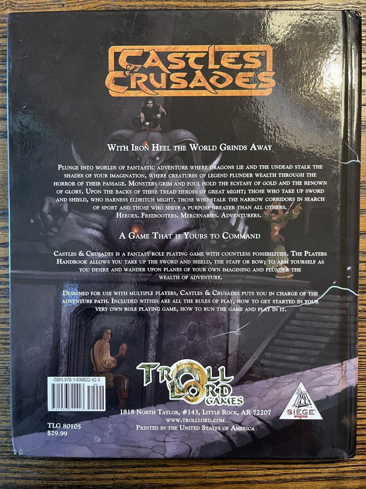 Castles & Crusades Players Handbook, 5th Printing by Davis Chenault