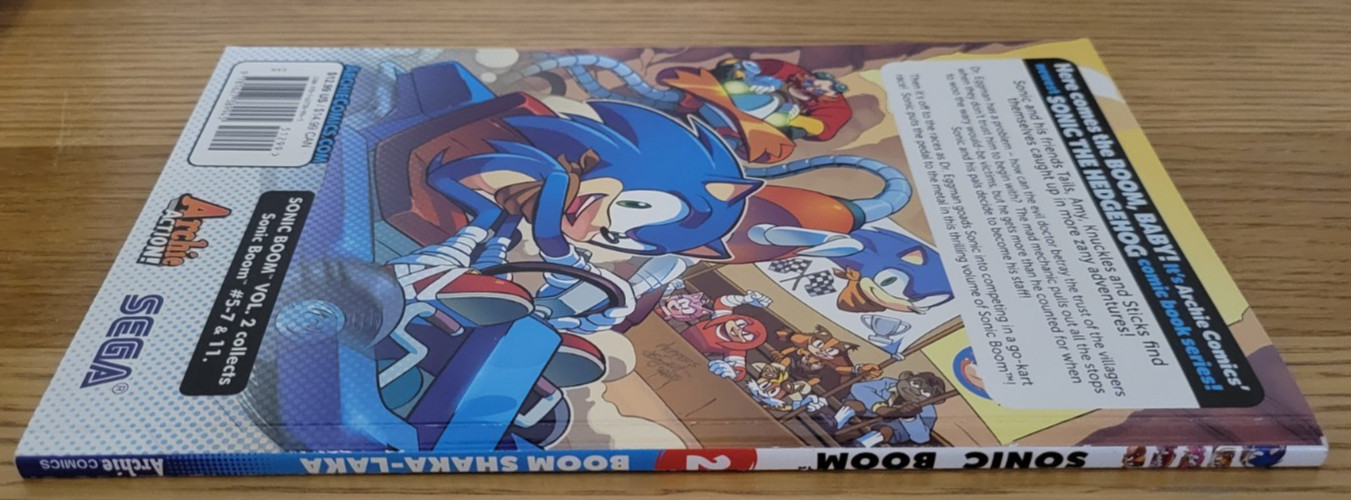 Sonic Boom Vol. 2: Boom Shaka-laka Sonic Scribes Brand New ISBN 9781627389945