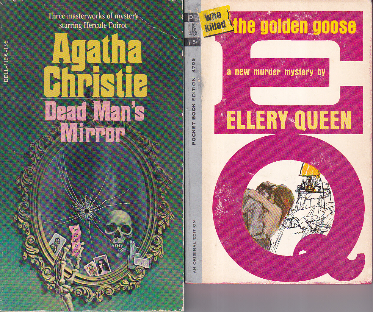 SPY PRIVATE EYE ESPIONAGE LOT – 14 PBs VG-Fine – Toff, James Bond, Ellery Queen