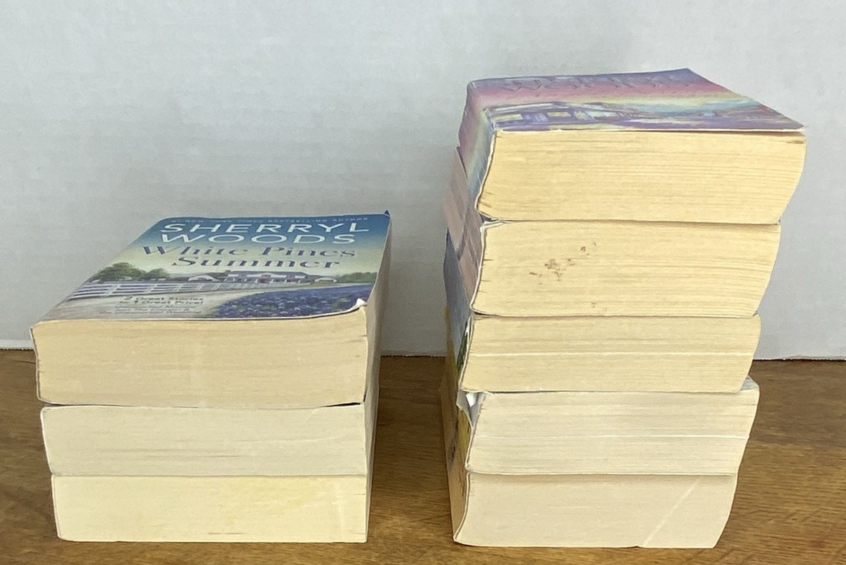 Lot Of 8 SHERRYL WOODS Books Mixed Set Romance Novels Paperback Books PRE-OWNED
