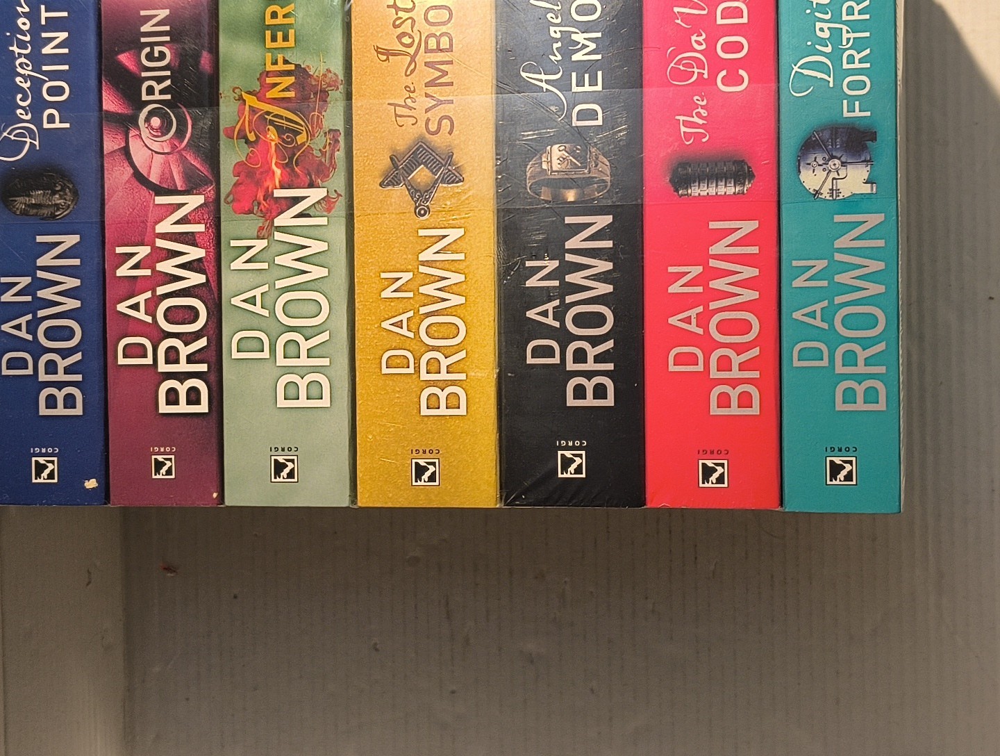7x Dan Brown Robert Langdon Series Books Collection Set NEW/SEALED Paperback Pb