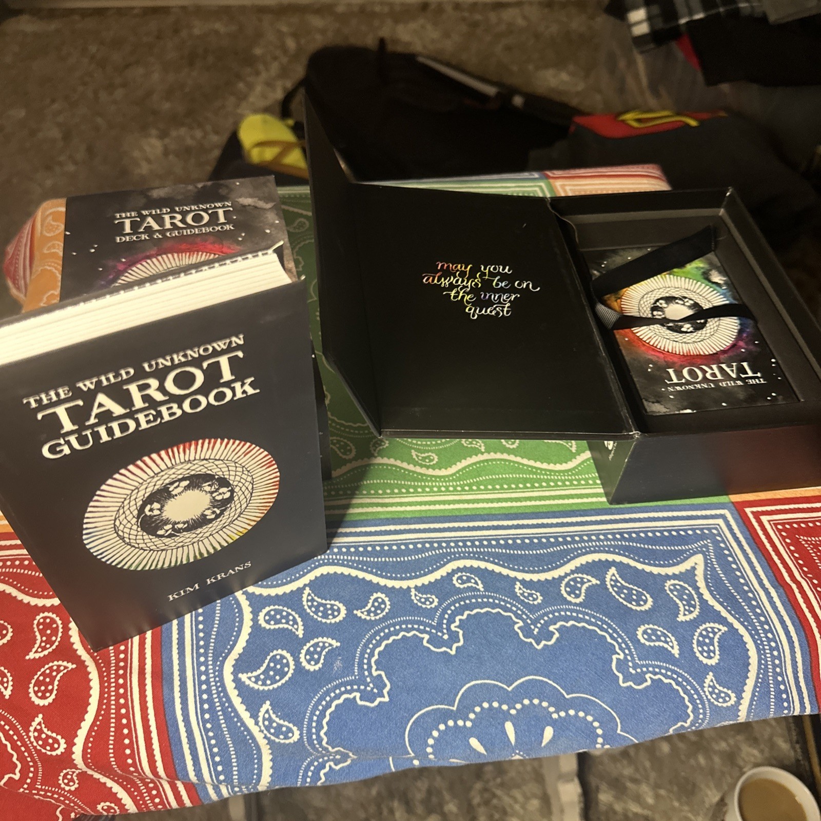 The Wild Unknown Tarot Deck and Guidebook – Hardcover, by Krans Kim – Very Good
