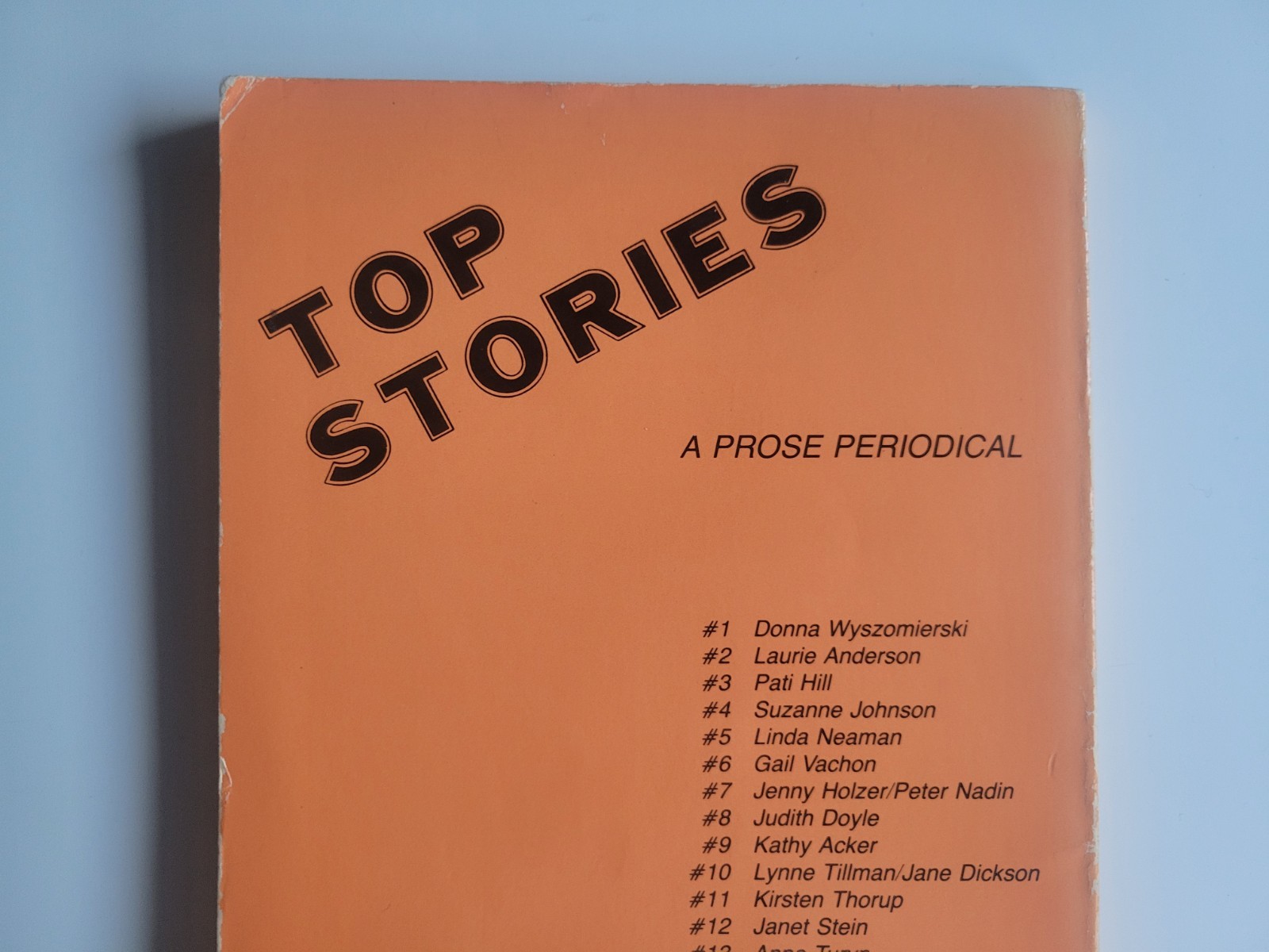 1984 HOW TO GET RID OF PIMPLES COOKIE MUELLER TOP SHORT STORIES PAPERBACK RARE