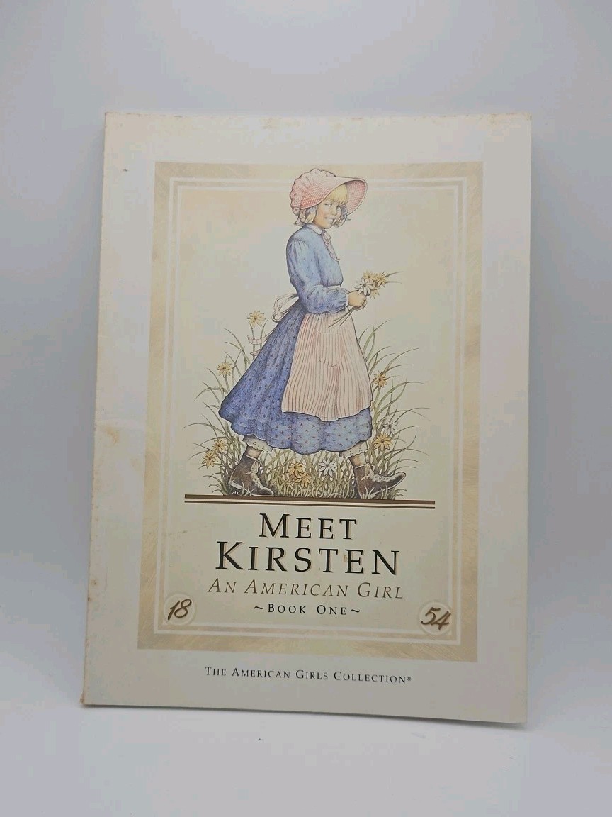 Vtg Kirsten An American Girl Books Lot Of 4~ #’s 1,2,5,6 ~ 8.5 x 6 x 0.2