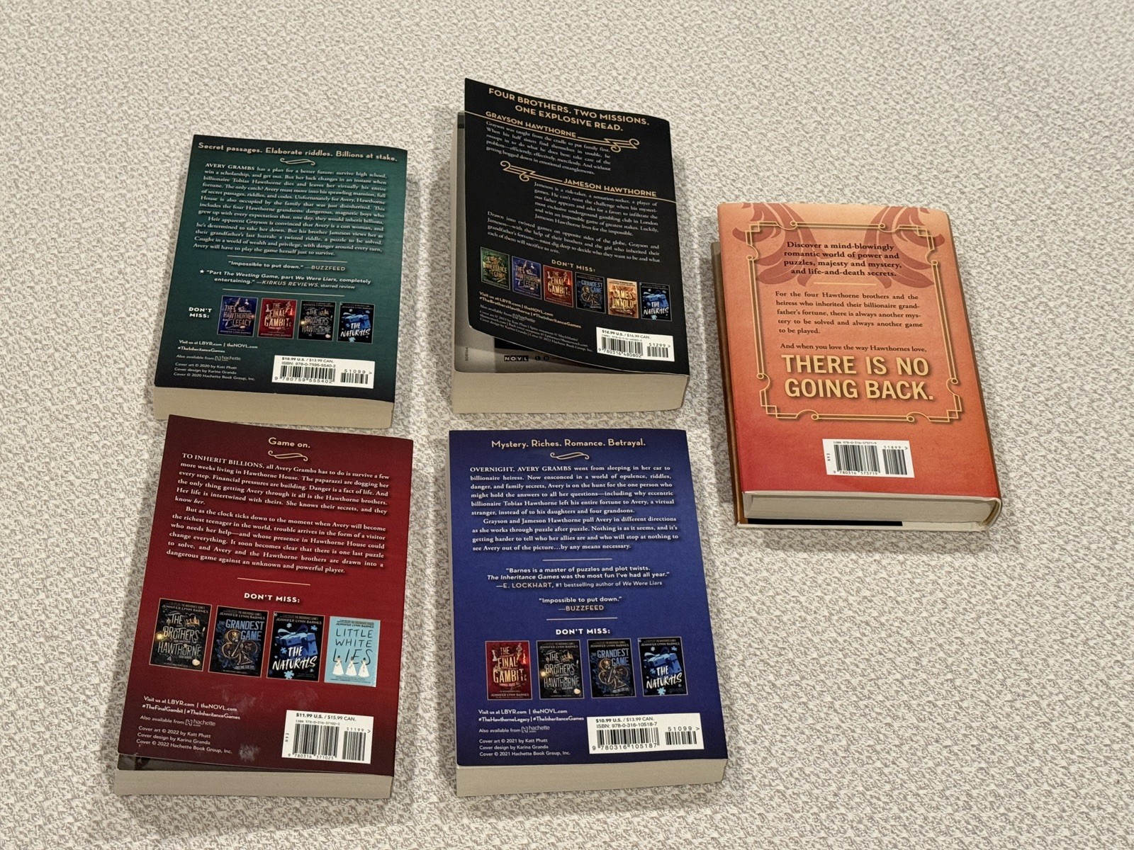 Jennifer Lynn Barnes The Inheritance Games Book Set – 5 Books