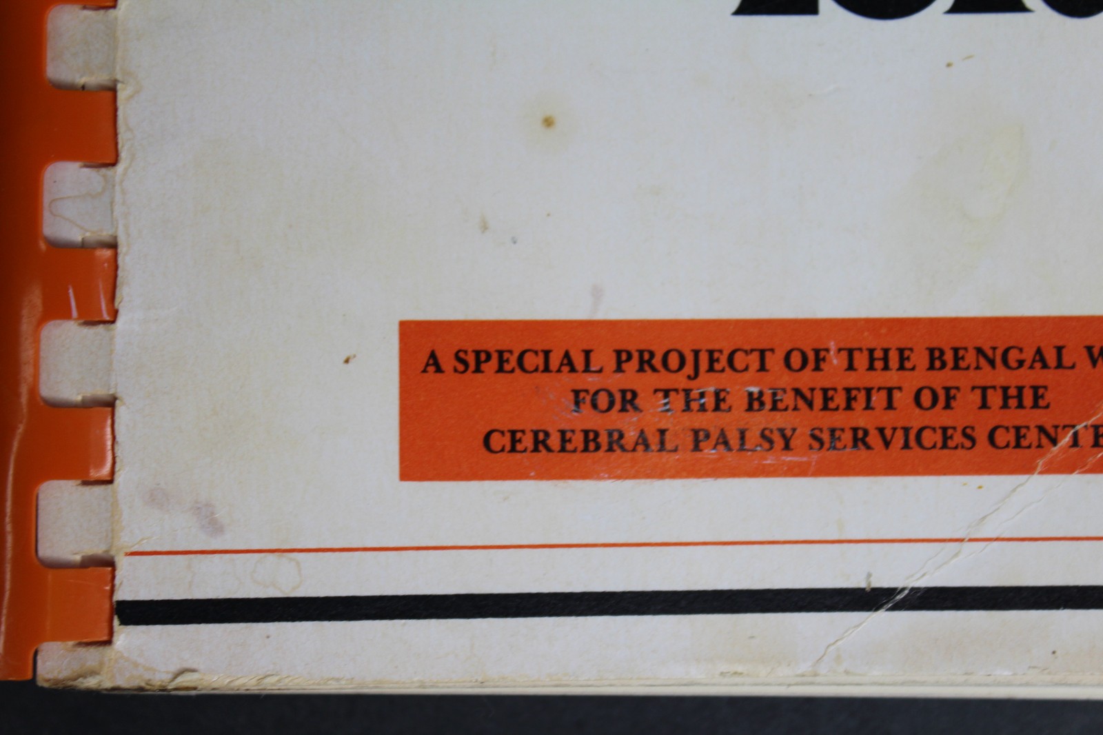 Rare 1984 Bengal Bites Cincinnati Bengals Wives’ Cookbook Spiral Bound 127 Pages