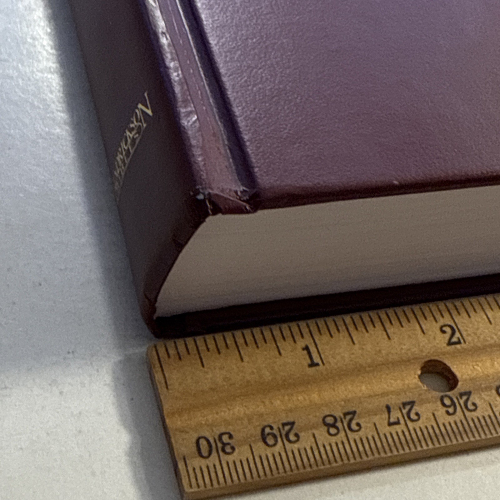 PEW HOLY BIBLE NRSV Hendrickson Hardcover Burgundy Church 1989 Study vintage