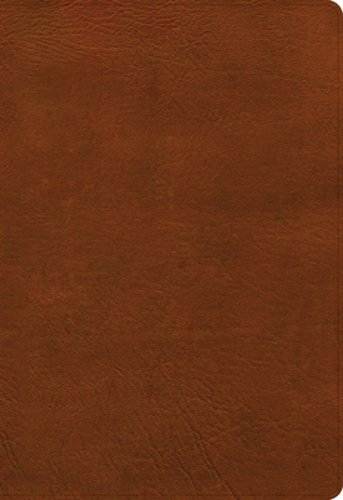 NASB Super Giant Print Reference Bible, Burnt Sienna Leathertouch: New