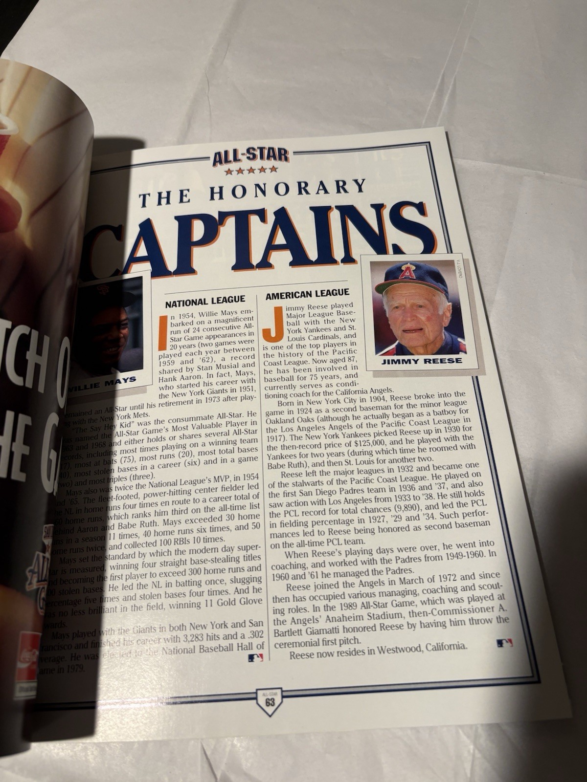 Lot Of 2 All-Star Game 1992 1993 Official MLB Program