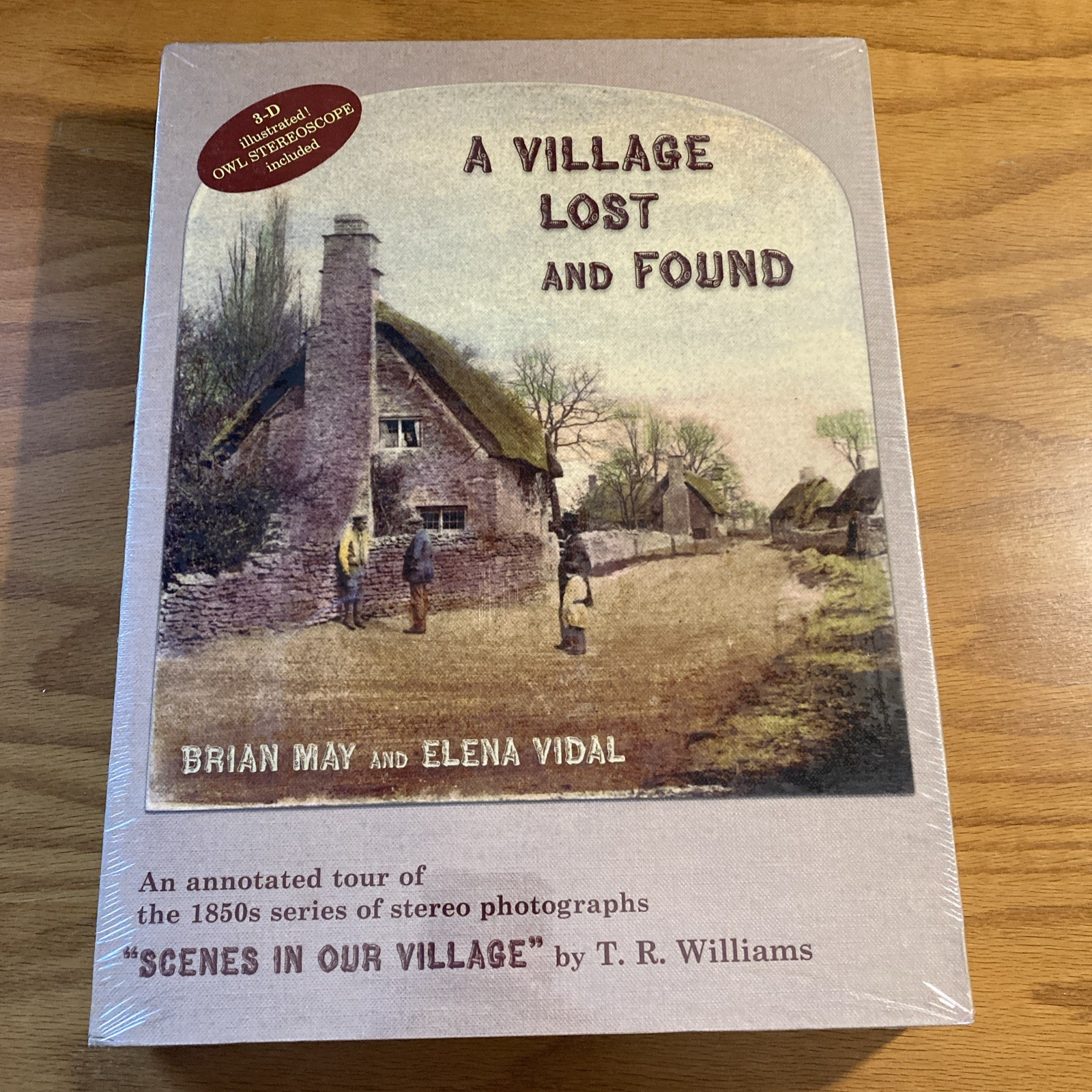 SEALED – A Village Lost and Found, Vidal and Brian May (2009, Hardcover) Queen