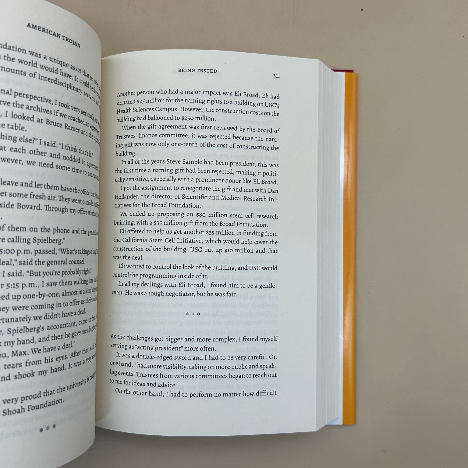 American Trojan C.L. Max Nikias 2026 First American Edition Leadership Memoir