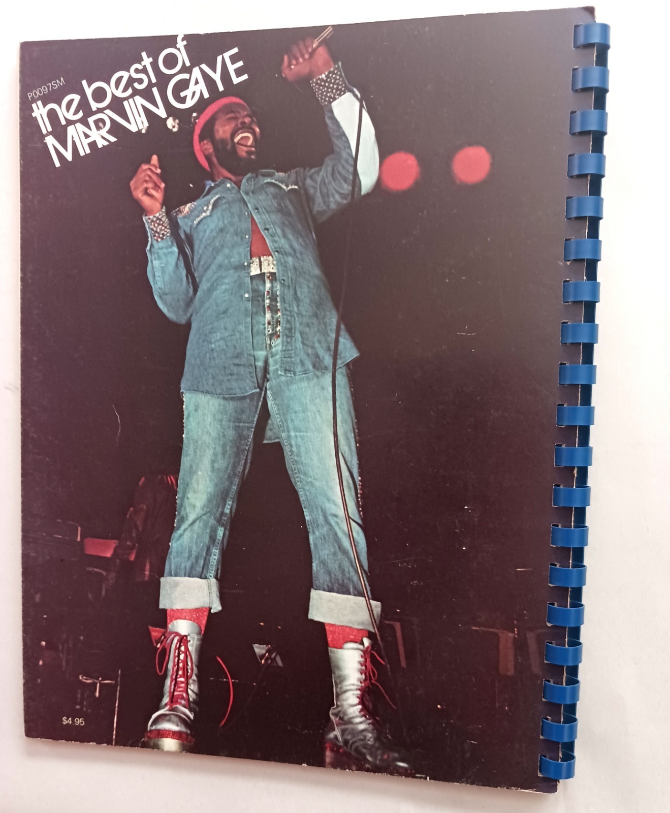 Marvin Gaye The Best Of 1974 Jobete Music RARE Songbook Spiral Bound