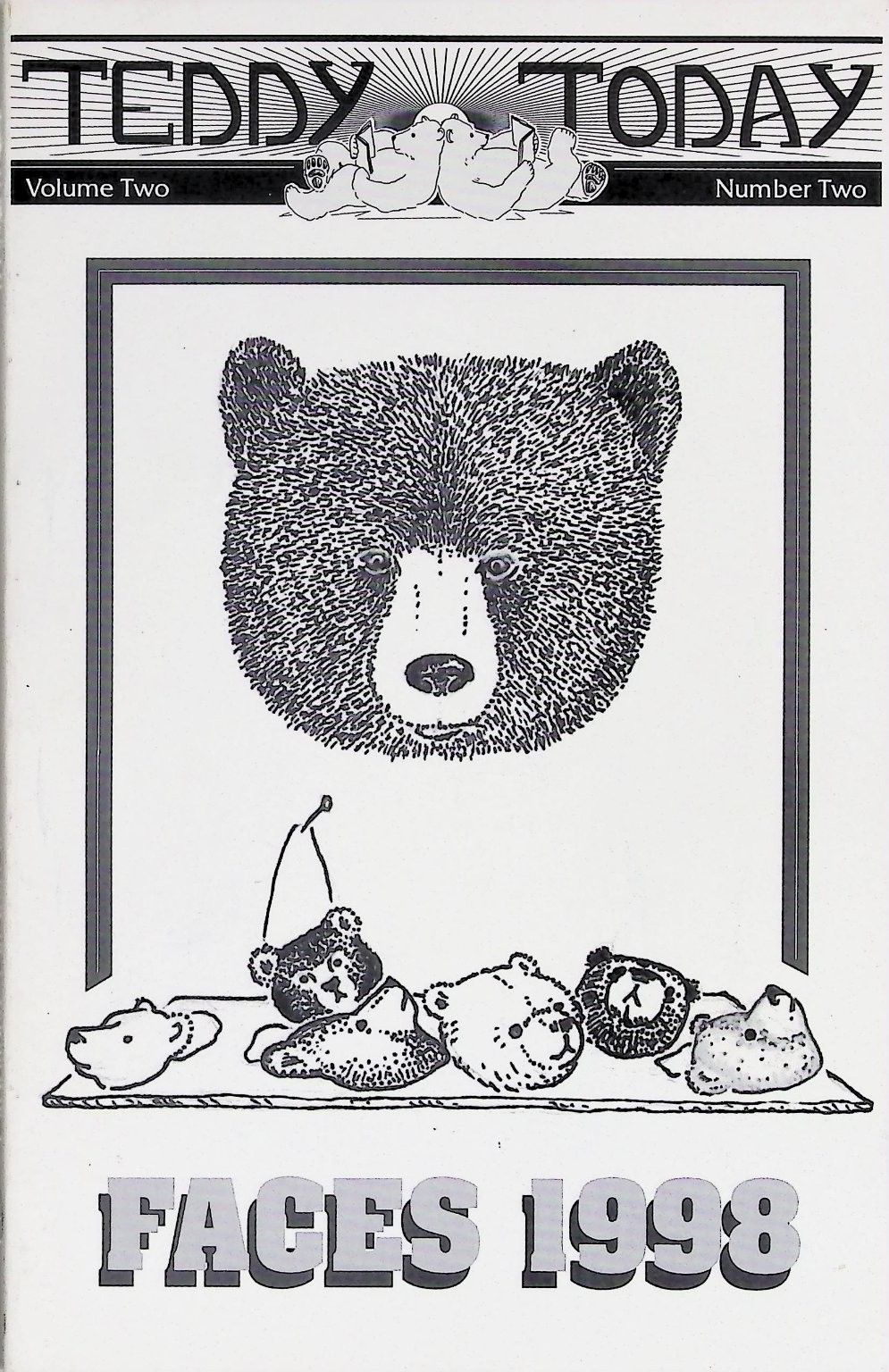 Teddy Today Vol 2 No 2 1998 Faces Teddy Bear Magazine Collector Publication