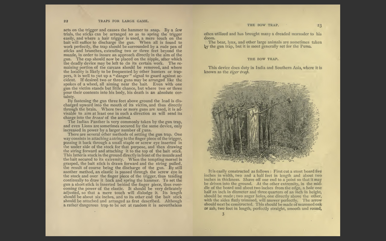 Camp Life in the Woods and the Tricks of Trapping and Trap Making -E-Book CD-ROM
