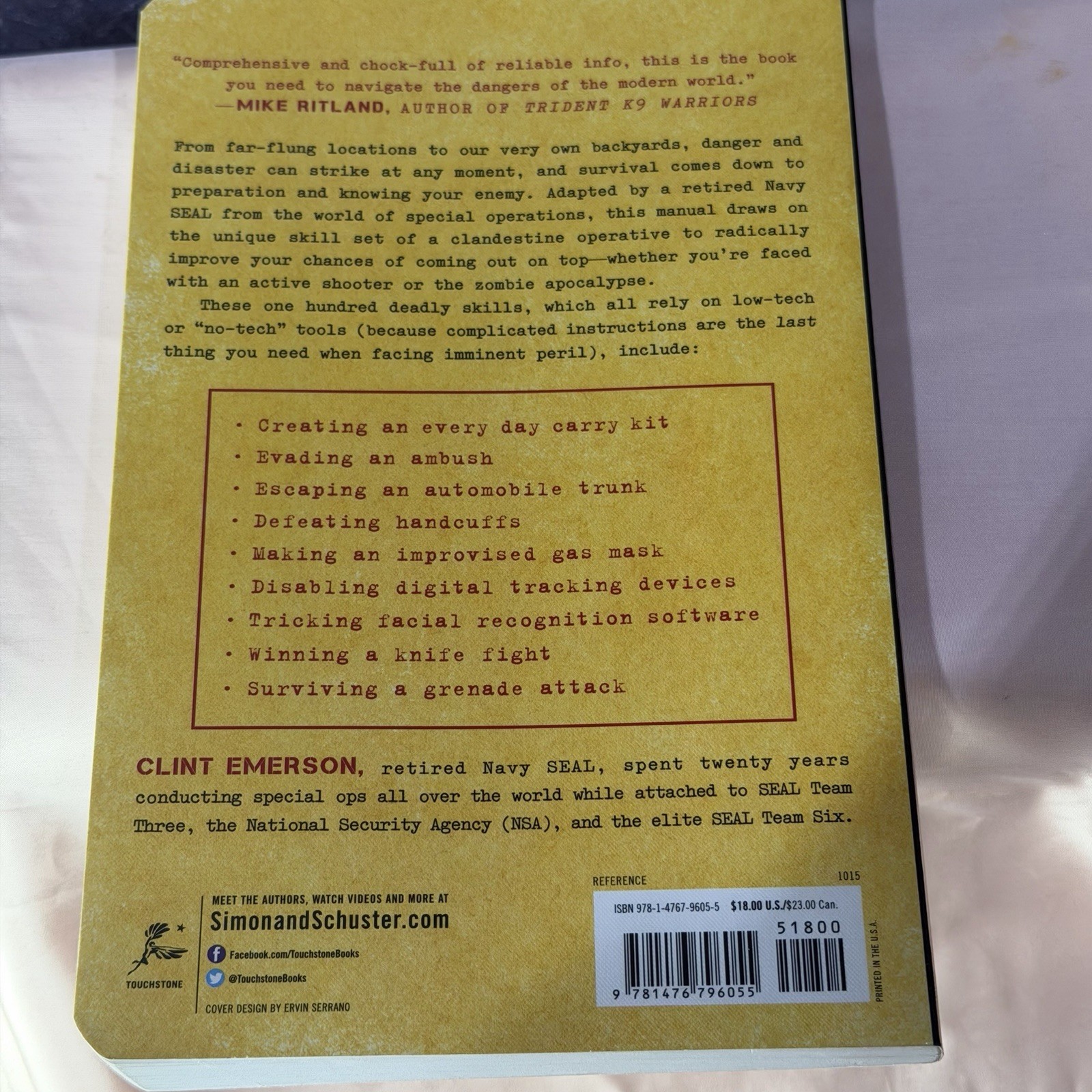 100 Deadly Skills: the SEAL Operative’s Guide by Clint Emerson 2228top