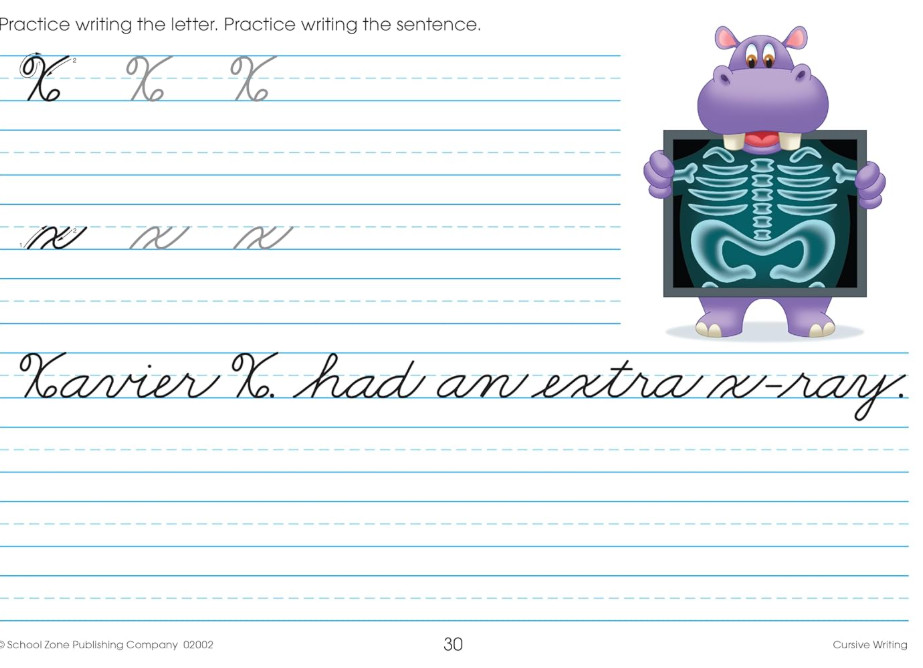 Cursive Workbook Writing Handwriting Practice Tracing Letters Ages 8 to 10 – NEW