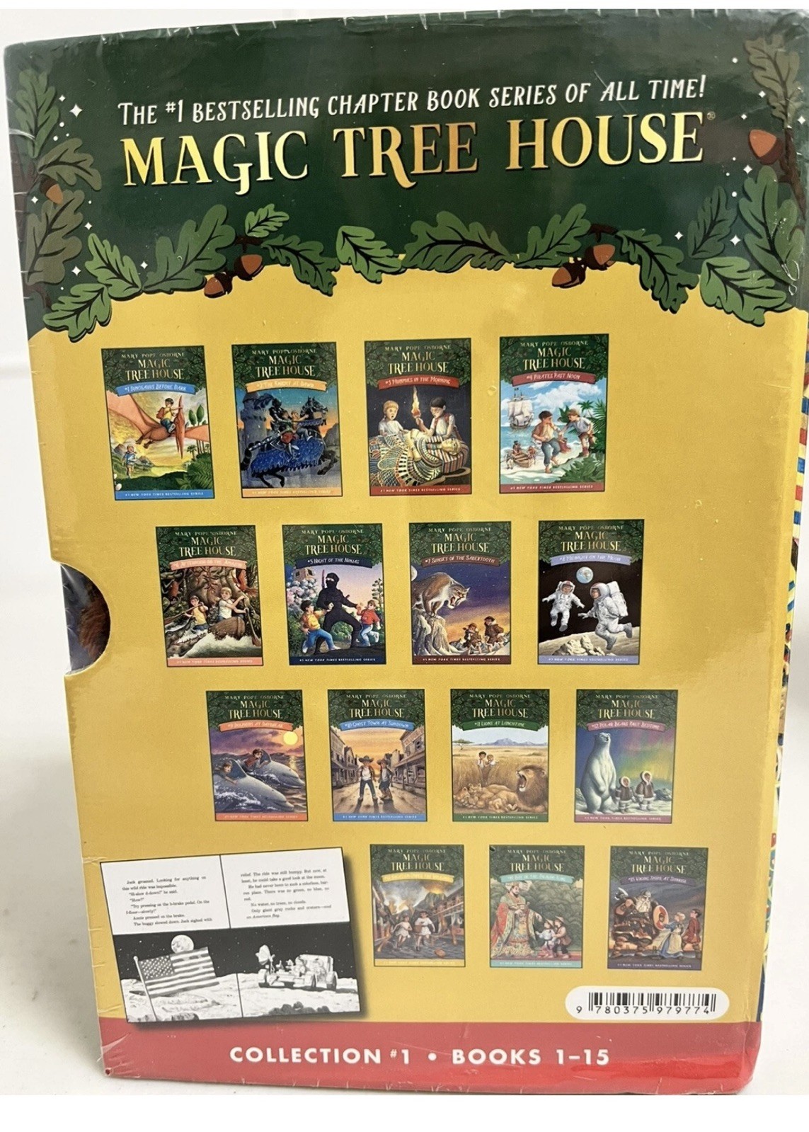 THE MAGIC TREE HOUSE Collection 1-15 Book Box Set By Mary Pop Osborne NEW