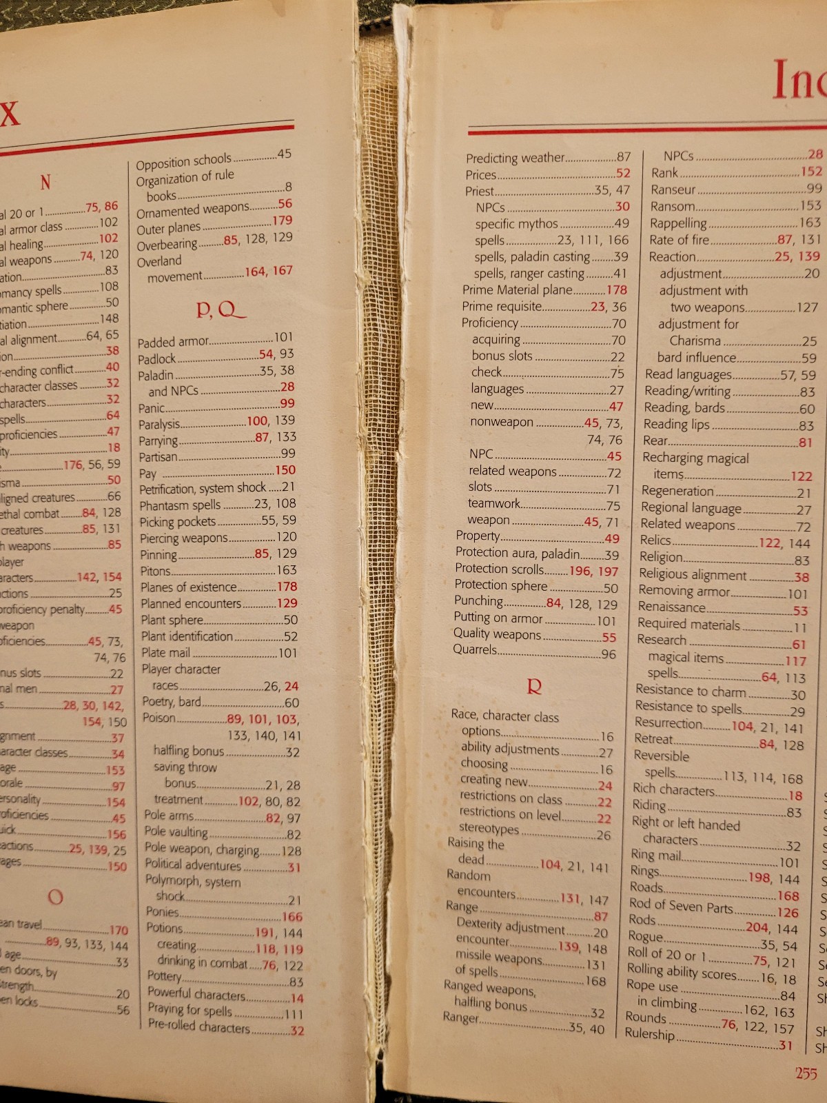 TSR 2160 AD&D Dungeon Master Guide 2E First Printing Hardcover