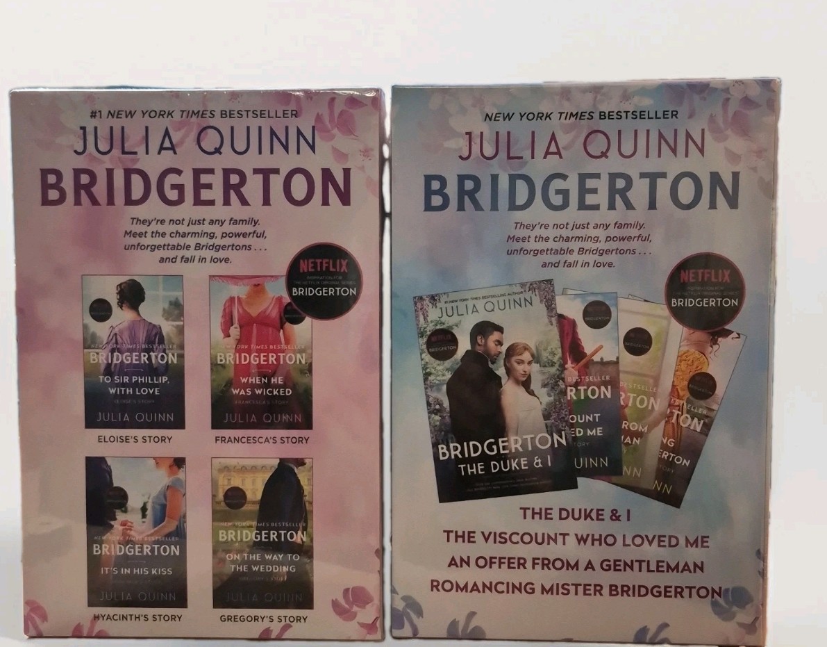 Julia Quinn Bridgerton Box Set 8-Book Collection (Film/TV Adaptation)