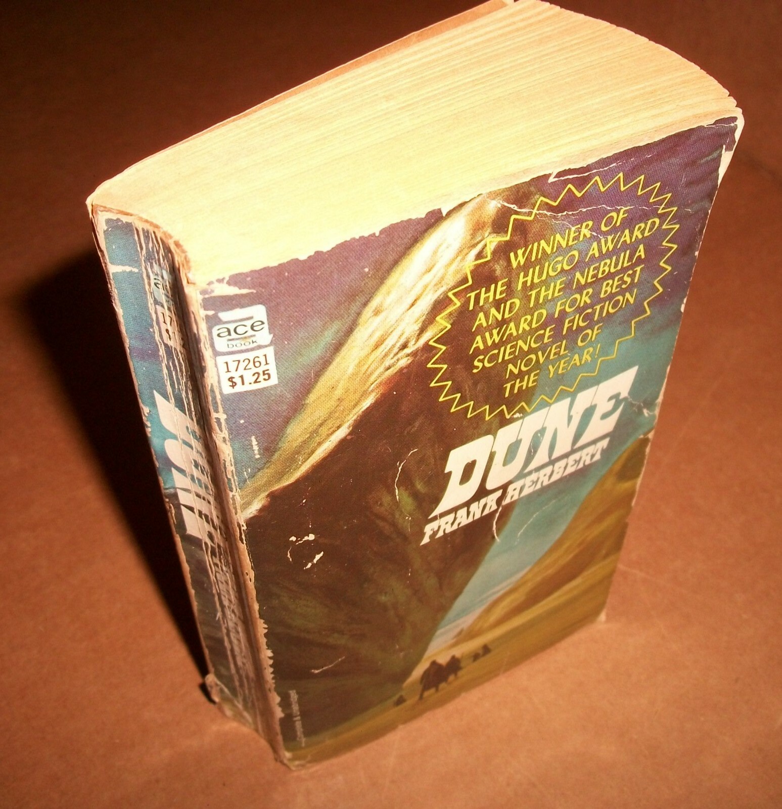 Dune Ace #17261 paperback 1965 $1.25 cvr thus 2nd print Frank Herbert lo-grde AC