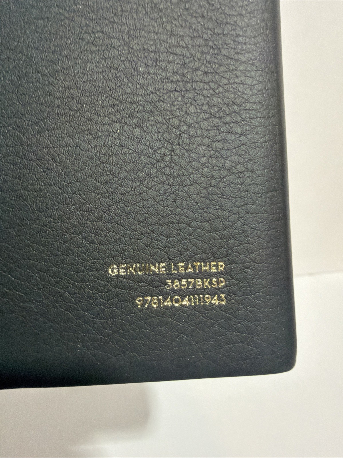 NKJV The Billy Graham Training Center Bible Black Genuine Leather 2004 Nelson