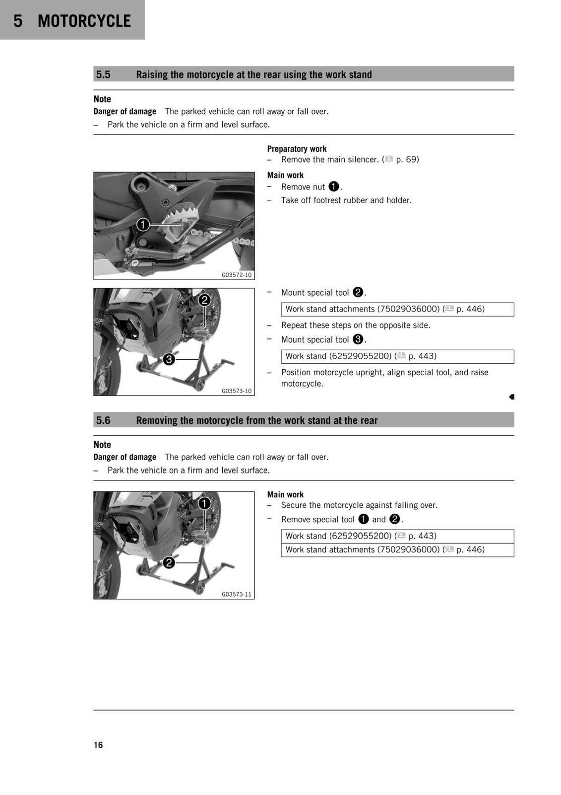 KTM 790 Adventure Repair Manual 2019 – STEEL LOOP FASTENED – PROTECTIVE COVERS